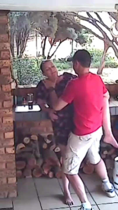 Powerful moment from "Spycam: CC TV self catering accomodation couple fucking on front porch of nature reserve"