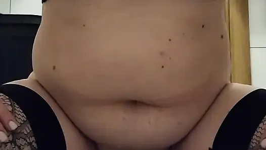 Vibratör ve dildo kullanarak orgazm kontrolü eğitimi, orgazmla doruğa çıktı