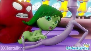 Inside Out 2 Disgust Threesome Sex with Anger And Fear