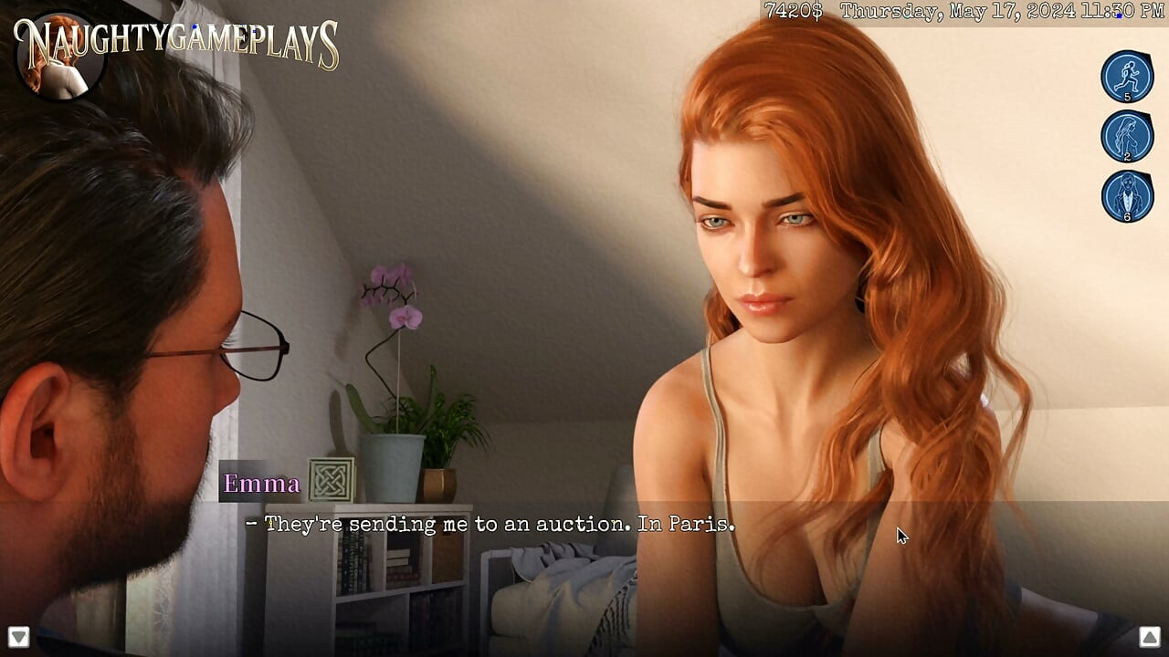 Boundaries of Morality (part 30) by Novel-games - Husband Fucks Wife's Pussy