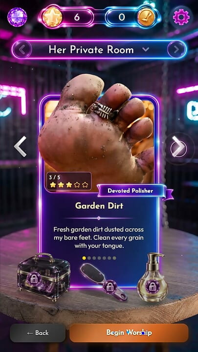 Dirty Sole Licking Gameplay: Jam, Mud, Sand, Stockings