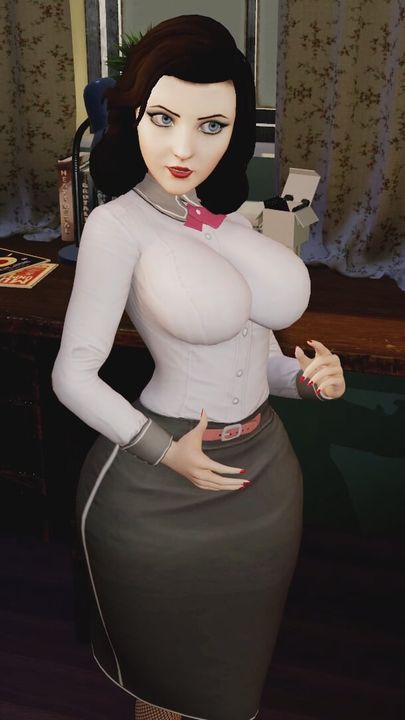 Elizabeth Bioshock von schwarzem monsterschwanz geritten