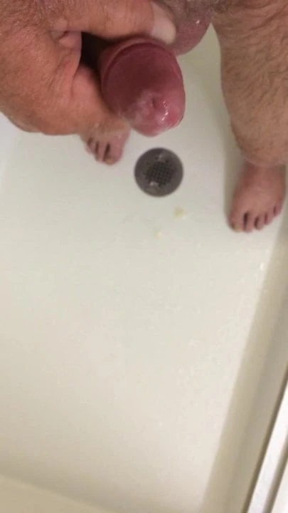 Jacking off in shower