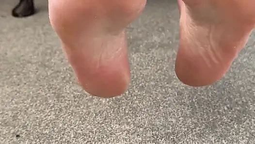Hot Sweaty Toes, You Need to Lick Them for Me