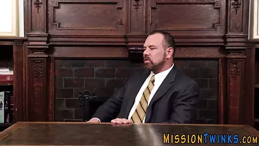 mormon yaşlı alır vurma ve jizzing