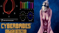 Alessandra Noir nua leva sybian 100% real orgasmos ciência