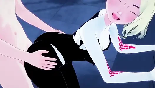Örümcek kadın Gwen Stacy sikişiyor | Ptrn Fantasyking3'te tam film