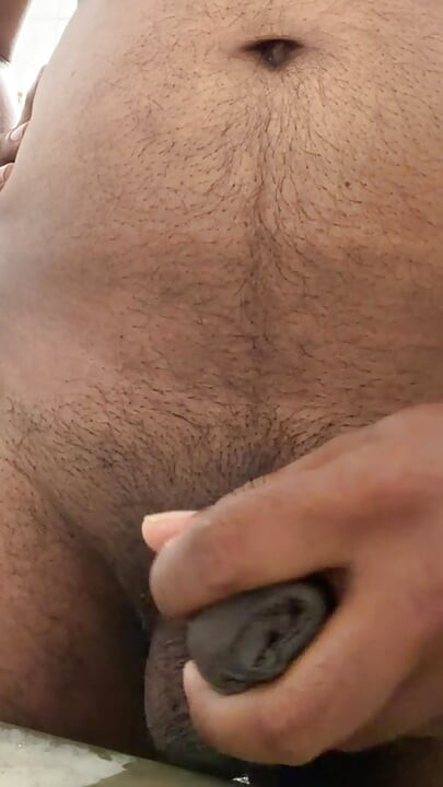 Indian guy masturbate and cum while a video call