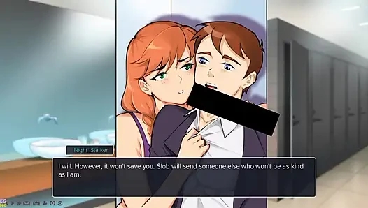 MILFs Plaza 23 - Fucking the Mysterious Visitor in the Restaurant Bathroom - by Eroticgamesnc