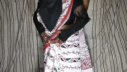 Heiße sari-romantik und romantik, zeit und sex