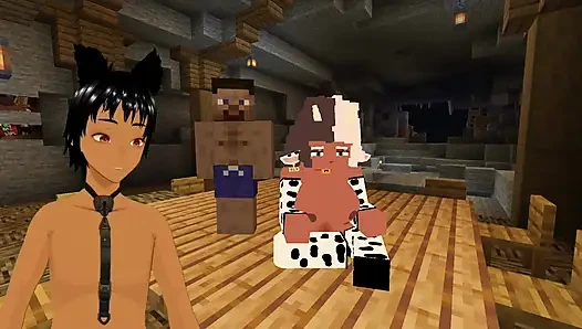 Minecraft Sexcraft The Jenny Mod - melihat apa yang cassie tawarkan dengan toket besarnya