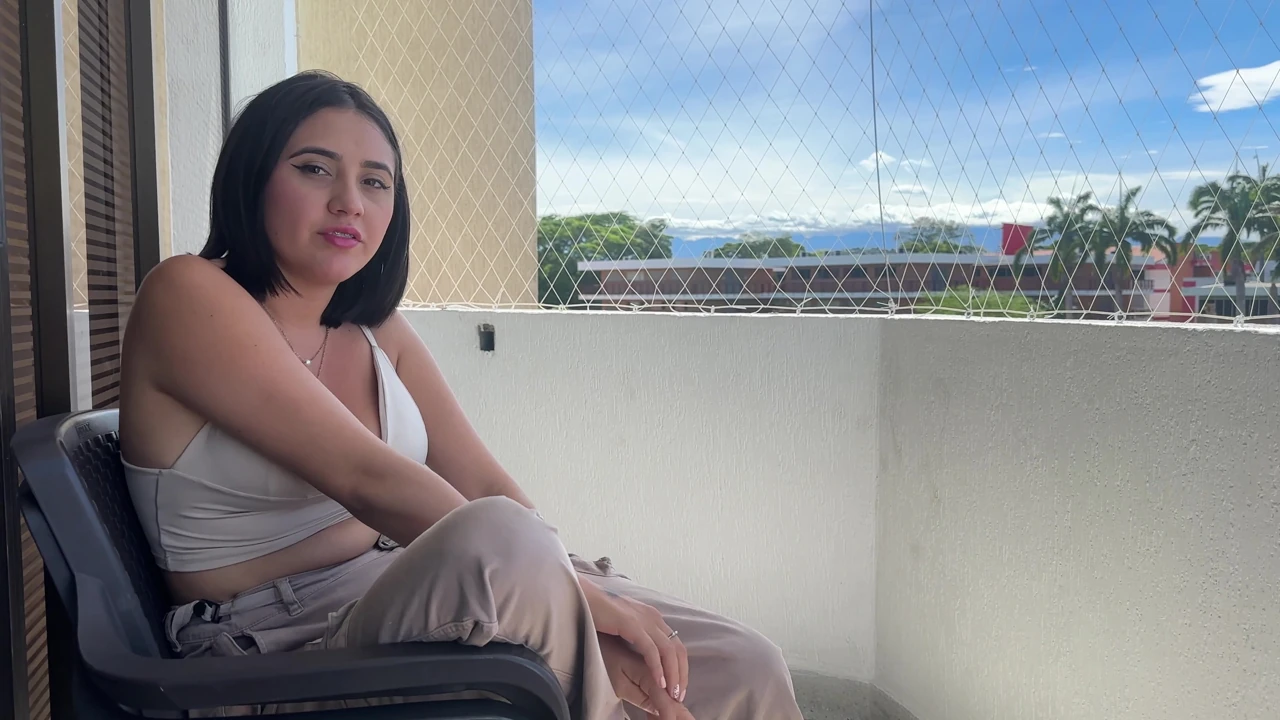 Manuela Alvarez showers without underwear and I can't resist the temptation so I go in to fuck her hard in the bathroom.