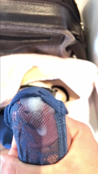 Wife sent a video and asked to cum on her panties | Clip 1