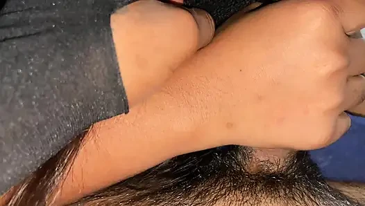 My stepsister Accidently Suck my big cock in Morning Full hindi dirty talk sex