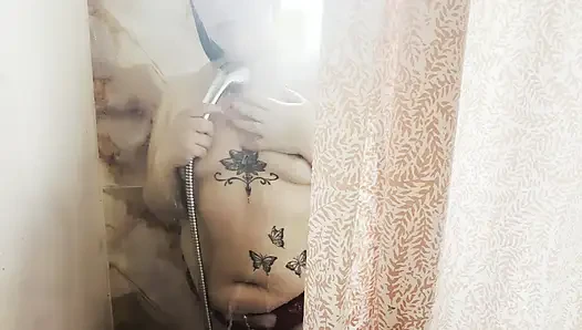 Joi-come with me to shower while you masturbate