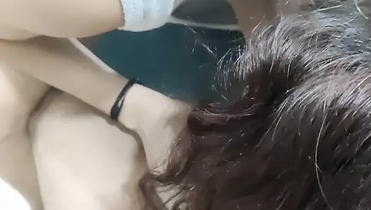After my ex- boyfriend leave me at my home my fiance come and fuck me with his tiny tool
