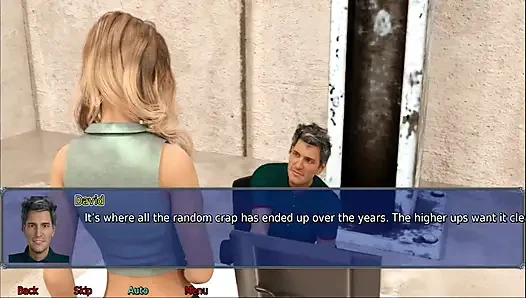 Ofis karısı #18 - Nate ve Angelo iş yerinde Stacy'yi sikiyor.