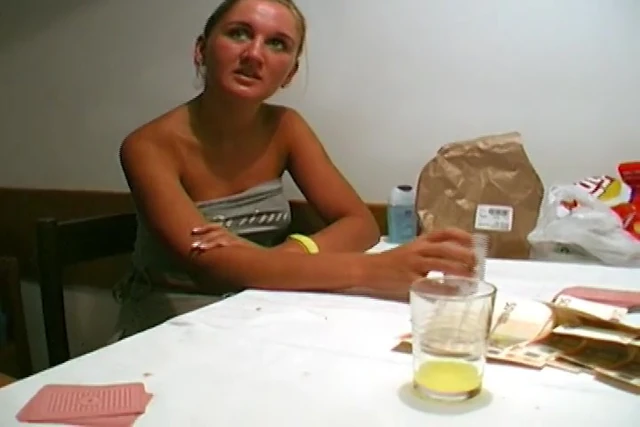 Stunning German ladies riding two hard cocks in the bedroom