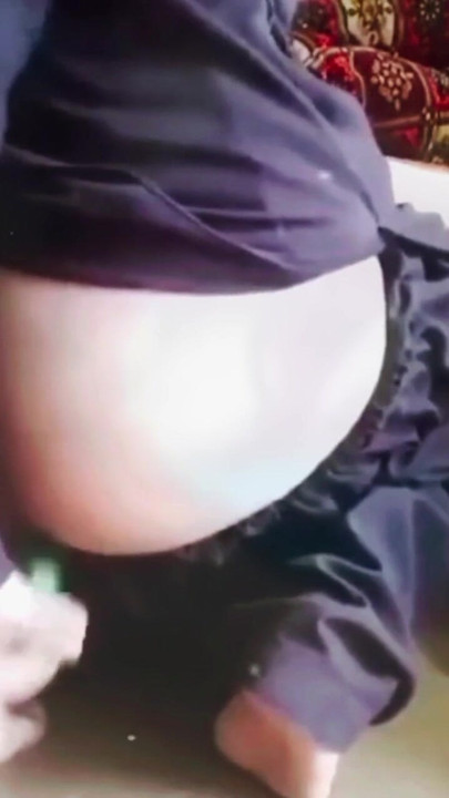 Desi Sissy ass ready for breed, using  cucumber | Clip 1