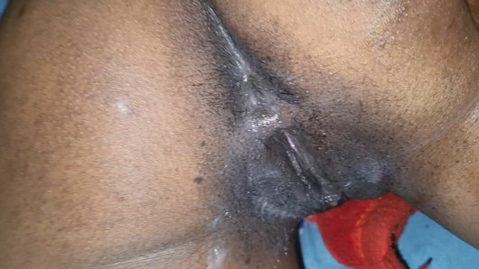 Black small tit pusy