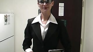 hot secretary fucking with her boss