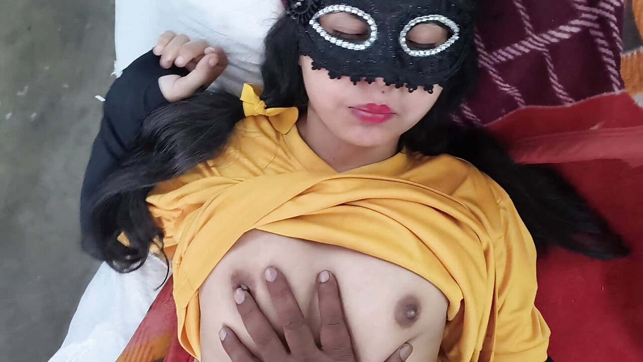 Store room with Romantic beautiful sexy girl sucking  . fucking