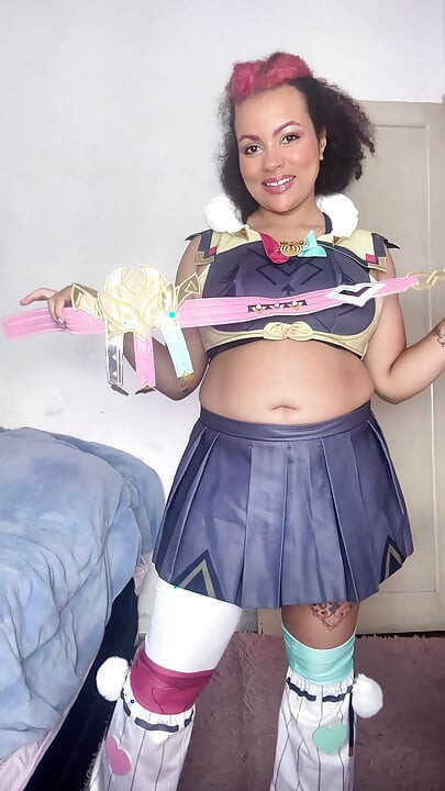 Getting Ready for Cosplay Con - Varesa Genshin Impact