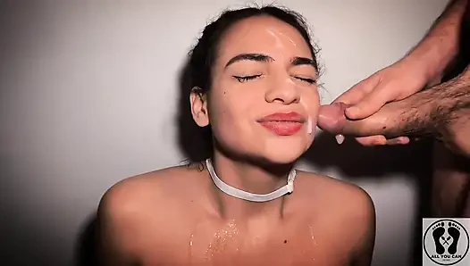 Jizz ana spears sperma pilation gesichts- und sperma im mund, bbg