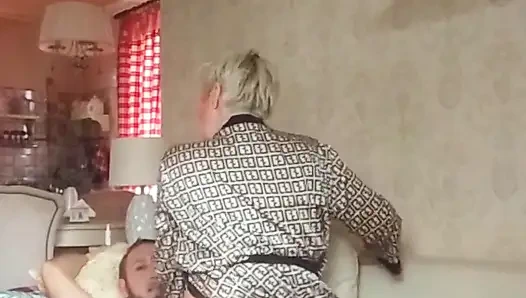 My Stepmom and I Love Watching Porn and Having Sex