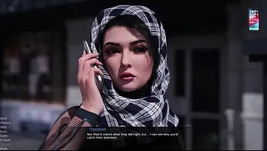 Esra İstanbul'da 5 esra bilmeden erkek arkadaşıyla konuşurken birçok adam tarafından sikiliyor