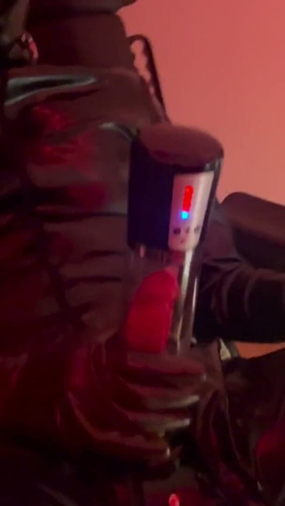 The Baroness Noir punishes her slave with a steel dildo | Clip 1