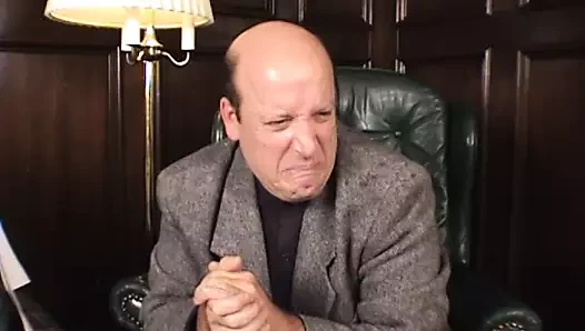 Hot tanned chick gets slammed on couch