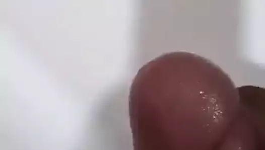 Sexy Algerian boy masturbating in bathroom