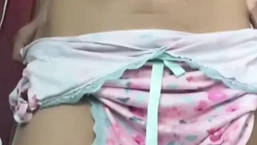TEEN 18 IN PAJAMAS. Masturbation
