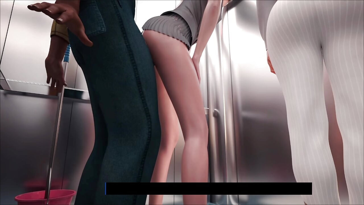 Yasmin Caught Her Stepsister Riya Having Fun With Old man In Lift