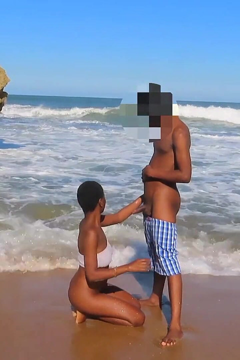 Beach Blow Job