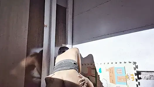 Oda arkadaşım Pinay dersten sonra yumuşak bir şekilde inliyor! Karanlıkta seks