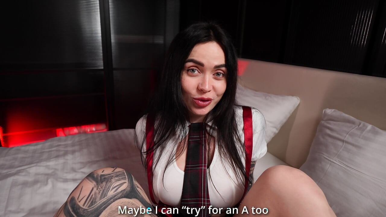 A Sexy Student Nikky Got The Highest Score, Then Got a Cock in Her Tight, Juicy Pussy
