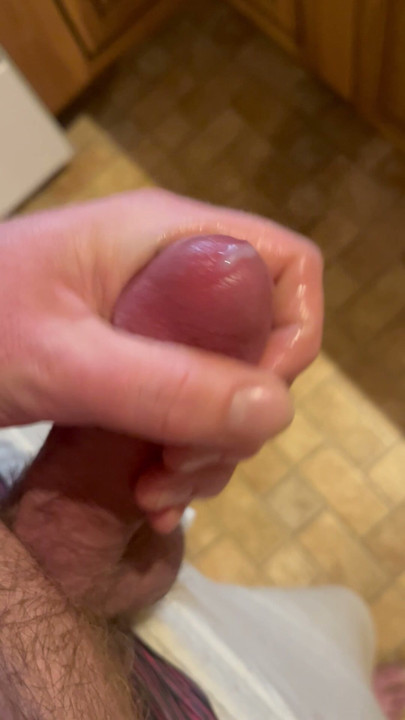 Using my hot cum as lube, edging so hard