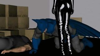 Batman se encuentra con Catwoman