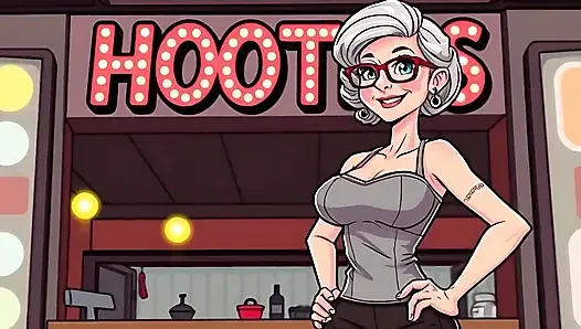Hooters Cartoon Art