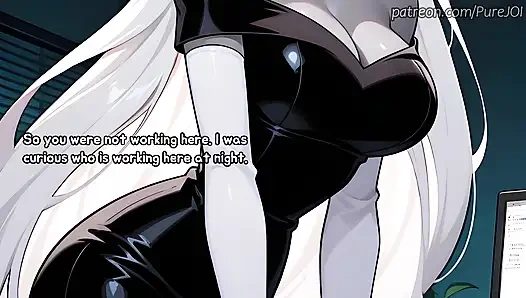 Carmilla Carmine caught her employee masturbating in the office (Dildo JOI)