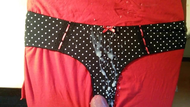 Cum on wife panties 07