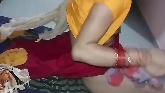 Möpse lutschen, küssen und harte tiefe fickszene von indischem heißem mädchen janvibhabhi