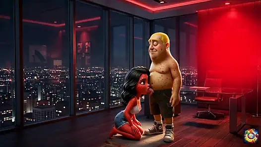 Romantik çift şehvetli bir geceyi paylaşıyor - ai hentai asmr