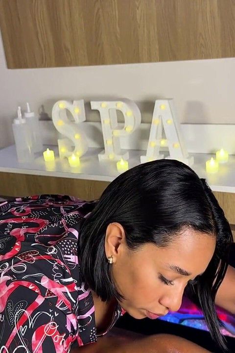 Heavy Organic Body Tension - Gorgeous Latina's Real Massage & Happy Ending