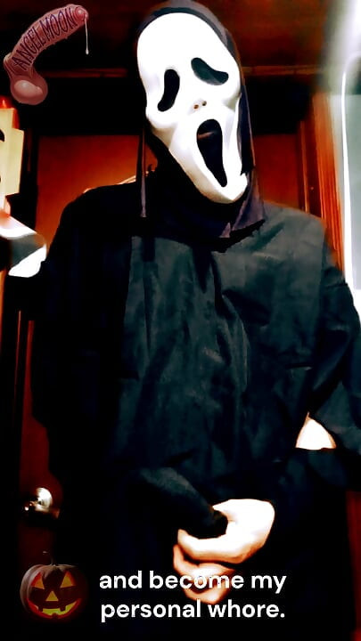 SCREAM A LOVE STORY A dominant guy with a Ghostface mask and a huge cock breaks into your home on Halloween night to ejaculate