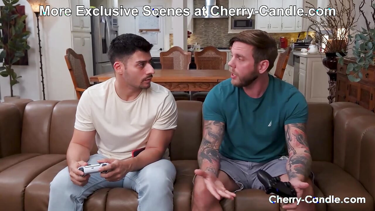 They Wanted to Play on the PS but I wanted them to Play with my Pussy at Cherry-Candle