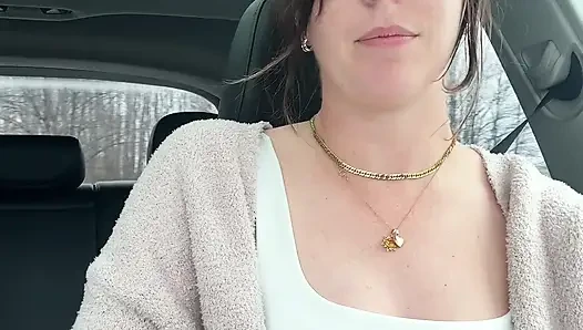 Cumming in a Tim Hortons Drive Thru!
