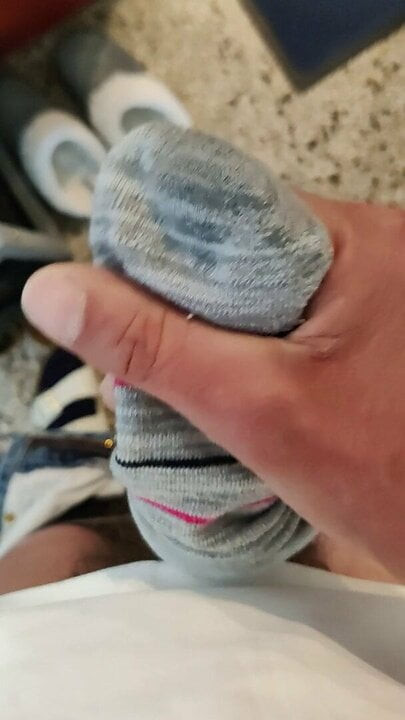 Stinkende Socke der Nachbarin veredelt